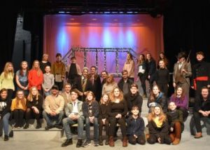 The Cast and Backstage Team of His Dark Materials Part I performed at Lewes Little Theatre