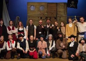 The Cast and Backstage Team of Treasure Island performed at Lewes Little Theatre