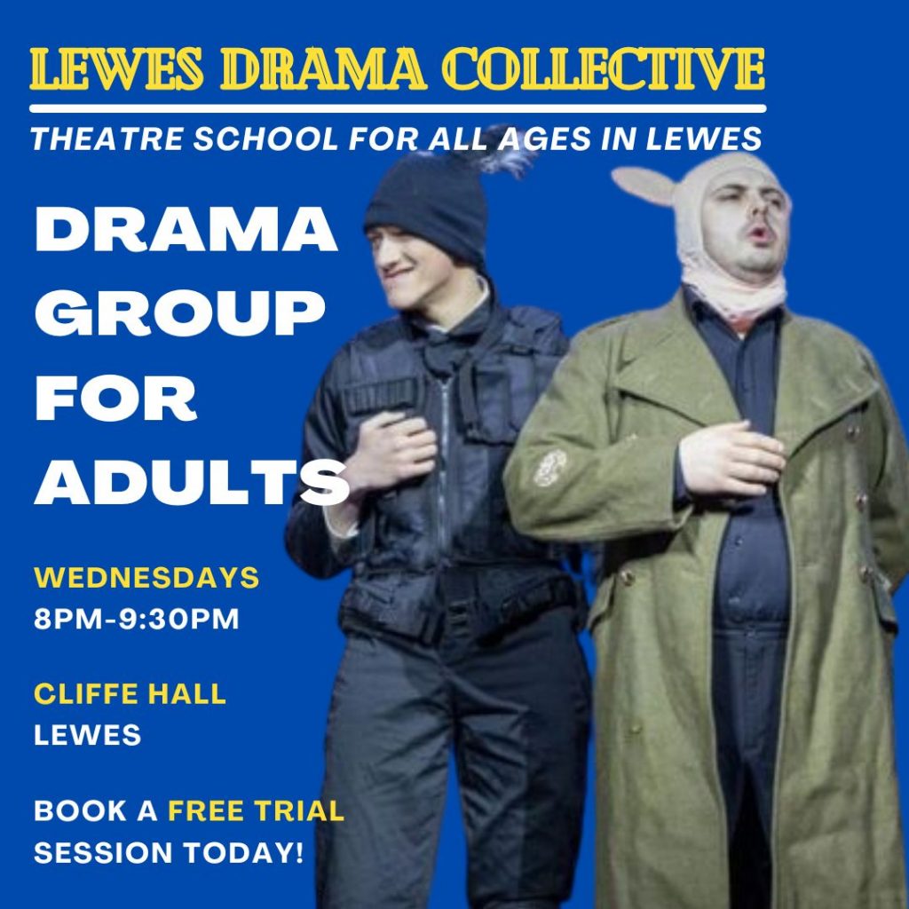 Lewes Drama Collective adults group Wednesdays