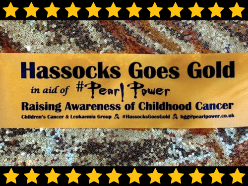 Hassocks Goes Gold banner ribbon 2026