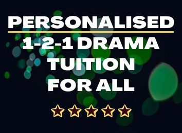 Lewes Drama Collective Personalised 1-2-1 one to one individual drama tuition English Acting Online